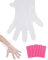 KGDUYC 100 pcs guanti in paraffina,inserti per i tamponi del bagno di paraffina, guanti in plastica trasparente per il trattamento con cera a caldo del salone di colorazione dei capelli