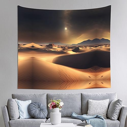 WHJWZY Sahara-Wüstendruck, hochwertiger Dekor-Tapisserie, 152,4 x 129,5 cm: weich, leicht, geeignet für Wandbehänge
