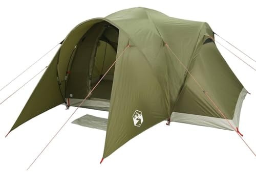 vidaXL Kuppelzelt Familienzelt Campingzelt Trekkingzelt 6 Personen Wasserdicht