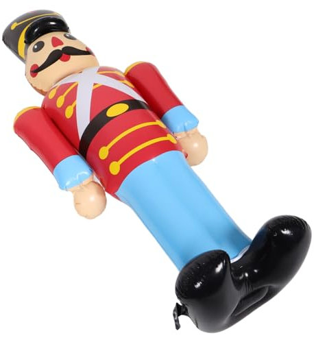 VICASKY Decoración Centinela Inflable De Navidad Figuras De Cascanueces Inflables para Exteriores Decoraciones Navideñas para Fiestas y Escenas Festivas