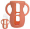 Besreey Manchon pour biberon en Verre, Manchon en Silicone pour biberon en Verre - Manchon de biberon avec poignées - Porte-Bouteille Anti-Casse, Manchon Anti-Chute et Antichoc, Passe au
