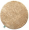 Floordirekt Badematte Sky, Badteppich in Rund, Dichtes, Flauschiges Wohlgefühl für Ihr Zuhause, Badvorleger rutschfest waschbar, schadstoffgeprüft (Beige, 95 cm (Rund))