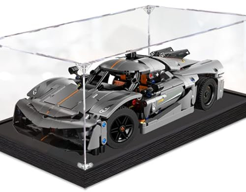 TRUSTFAR Acryl-Vitrine für Lego Marvel Infinity Gauntlet Bausteine Modell 76191, staubdichte, transparente Schutzhülle, kompatibel mit Lego 76191 (Modell nicht im Lieferumfang enthalten)