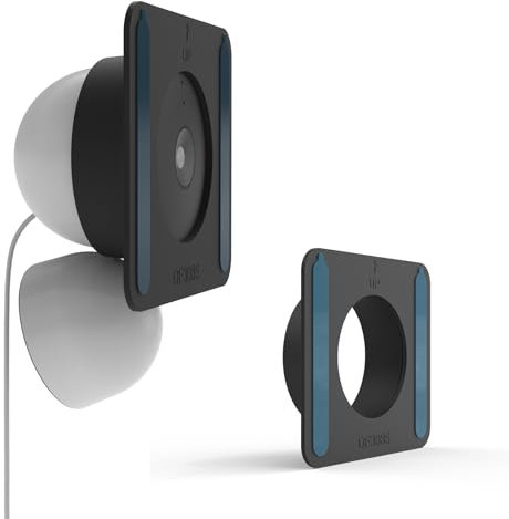 TIUIHU Window Mount compatible with Google GJQ9T Nest Cam (Indoor, Wired) Security Camera,Use of security cameras through windows,adhesive fixing