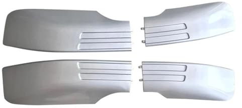 OGJFD Gepäckträger Für X6 E71 2008-2014 Silber SUV Dachreling Rack Beinabdeckung Endkappe Schutzabdeckungen Kits Autozubehör Auto Dachträger