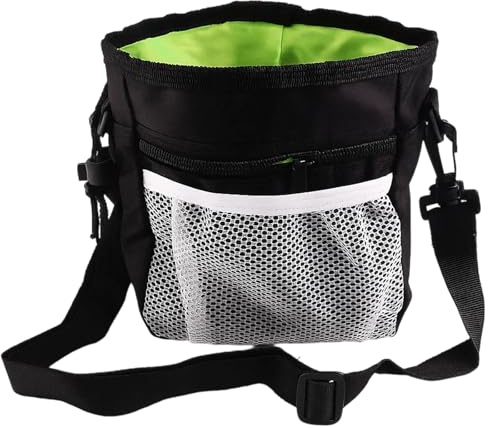 YEWCEP Leckerlitasche Für Hunde, Bauchtasche Hundetraining, Gassi Tasche Hund, Kompakt Und Falbar, 18cm X 18cm