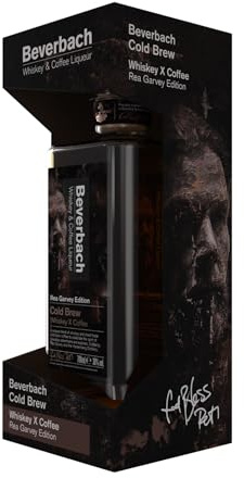 Beverbach Cold Brew - Whiskey X Coffee Liqueur I Rea Garvey Edition I in Geschenkhülle I Kaffeelikör I 100% Fairtrade Arabica Coffee I 30% vol. I 0,7 l