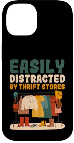Hülle für iPhone 14 Secondhand-Shopper Thrifting lässt Sich leicht von Gebrauchtwarenläden ablenken