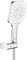 GROHE wassersparende CUBE Handbrause Duschkopf Set inkl. Wandhalter, Rainshower 130 SmartActive, EcoJoy, 3 Strahlarten, 26588LS0