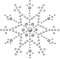 Mono-Quick 12028 Schneeflocke Strass Applikation, Bügelbild, Strassmotive, Edelstein Look