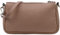 SH Leder Echtleder Schultertasche Umhängetasche Handtaschen Clutch kleine Tasche Abendtasche 23x13cm Jennie G323 (Nude)