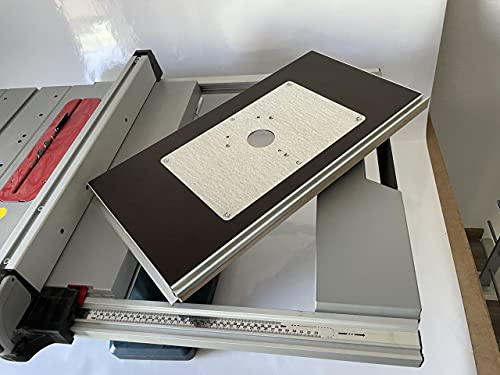 Tuneon Frästischplatte für Bosch GTS 635 Tischkreissäge Bosch POF 1400 POF 1200 Oberfräse