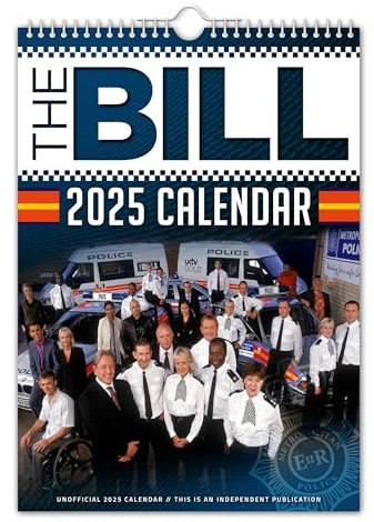 The Calendar King - The Bill 2026 Wall Calendar (A4 Size) // Nostalgic/Back to the Past/Christmas/Birthday/Gift Idea/Present/Novelty/Secret Santa/Year Planner/Office Gift