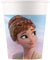 Procos 93839 - Becher Frozen 2 Wind Spirit, 200 ml, 8 Stück, FSC® Mix, Einwegbecher, Pappbecher, Geburtstag, Mottoparty