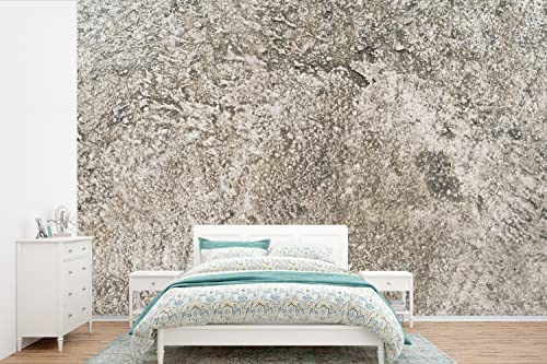 Selbstklebend Tapete Wandpapier Wandaufkleber Fototapete Tapeten Wanddeko 600x400 cm Zement - Antik - Beton - Grau