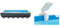 Intex kit Piscine Ultra XTR rectangulaire Tubulaire (l) 7,32 x (l) 3,66 x (h) 1,32m & Fontaine Piscine LED Multicolore