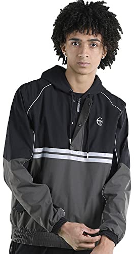 Herrenjacke Sergio Tacchini Netem Track Jacket BLK/OLI M