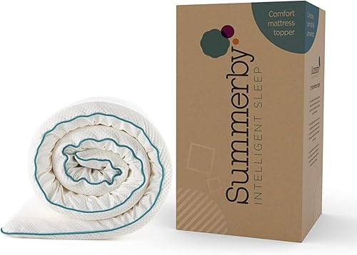 Summerby Sleep 5cm Memory Foam Mattress Topper, King Size, Anti-Slip