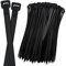 ISOLATECH 100 Fascette Fermacavi in Plastica Nere 500mm x 7,6mm, in Nylon Resistente al Calore, ai Raggi UV e alle Intemperie, Elevata Resistenza, per Interni ed Esterni