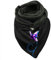 Rumity Schal Damen Herren Dreiecksschal Winterschal Warme Dreieckstuch mit Knopf Deckenschal Poncho Herbstschal Soft Wrap Dreieck Damenschal Halstücher Poncho Schwarz für die Arbeit/Party