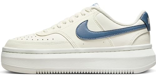 NIKE W Court Vision Alta LTR, Scarpe Sportive Donna, Bianco, 36 EU