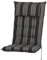 Auflage Hochlehner Sylt 20540-610 anthrazit gestreift 119x50x8 cm Sun Garden