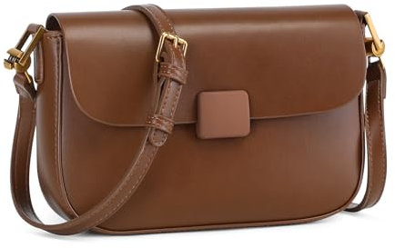 BAIGIO Damen Umhängetaschen Leder PU Damen Handy Schultertasche PU Leder Crossbody Bag Damen Handytasche zum Umhängen, Umhängetasche Damen Klein Moderne Taschen mit Breitem