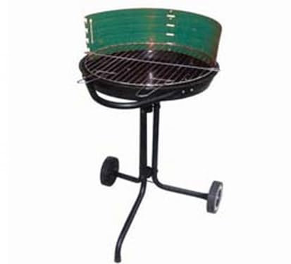 1PEZZO BARBECUE TONDO CON RUOTE ARIZONA - bracere ? cm.50