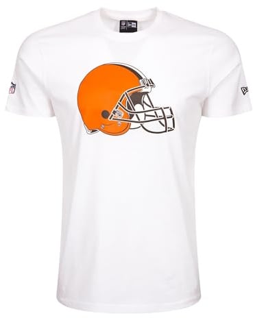 New Era Cleveland Browns NFL Team Logo Weiß T-Shirt - L