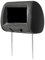 MZZYG Car DVD Player Car Headrest Monitor Universal 7 Inch TFT LED Screen Multimedia MP5 Player Pillow Support USB/SD Input FM/Speaker/Camera(707M-BK)