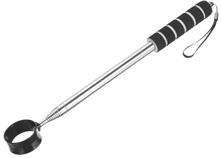 PATIKIL Golfball-Retrieval-Teleskop, Ft Edelstahlkopf Ballgreifer mit Lanyard für Wasser Golfball-Picker-Tool Golfzubehör, Blau;