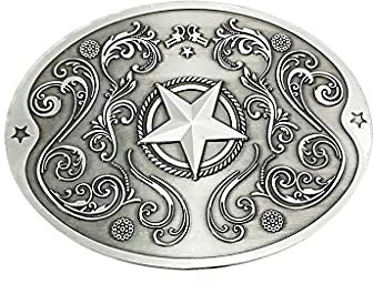 LOIJMK Beer Headband kreativer Gürtel Buckle Beer Cowboy Gürtel Schnalle (Silver, One Size)
