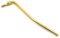 DIAO79NI Braccio tremolo per chitarra stile FR, 6 mm, barra per tremolo Floyd Rose, doppio sistema di bloccaggio per chitarra elettrica, colore oro
