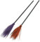 2Piezas Escoba de Bruja de Halloween Mango Desmontable Accesorio de Cosplapara Fiestas Color para Disfraces y Celebraciones