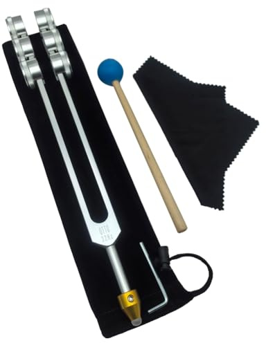 Rersduyt Tuning Fork Set,OTTO32HZ Tuning Forks with Base for Healing Chakra,Sound Therapy,Keep Body,Mind, Spirit Perfect Harmony