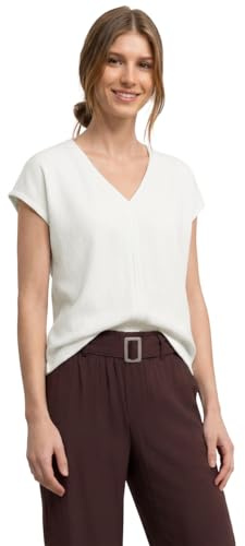 Damen T-Shirt mit Strukturmix und Tape