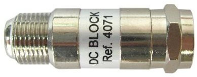 CABLEPELADO Adaptador Bloqueador DC | Conector Bloqueador DC | Conector Tipo F