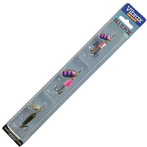 Blue Fox Kit Cuiller Tournante Vibrax Rainbow Trout No1-No2-4-6-9g- VX8900008