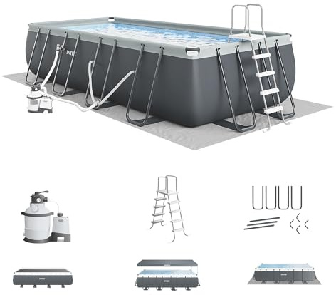 INTEX Ultra XTR 18ft x 9ft x 52in Above Ground Swimming Pool Set w/Pump