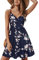 STYLEWORD Women's V Neck Floral Spaghetti Strap Summer Dress Casual Swing Midi Sundress with Pocket(A1-floral01,XL)