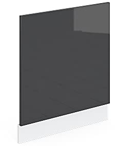 Vicco façade R-Line, Anthracite Haute Brillance/Blanc, 60 cm sans Plan de Travail