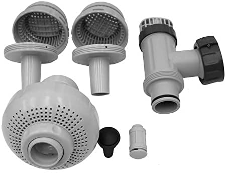 Intex Anschluss-Set Ø 38 mm, 4 bis 7,3m³/h grau Anschluss-Set