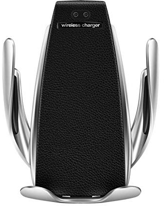 Wisam Qi Wireless Charger Handyhalterung Auto mit Ladefunktion, induktive KFZ Ladestation für iPhone Samsung Huawei LG