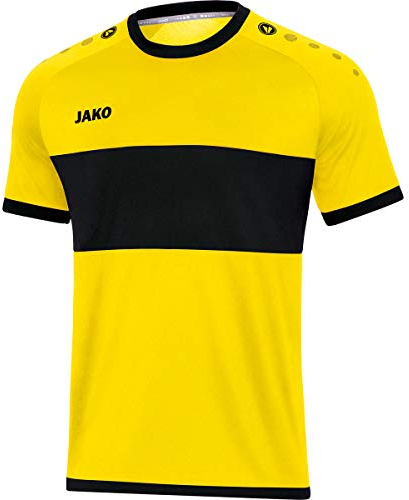 JAKO Herren Trikot Boca (Kurzarm), Citro/Schwarz, L