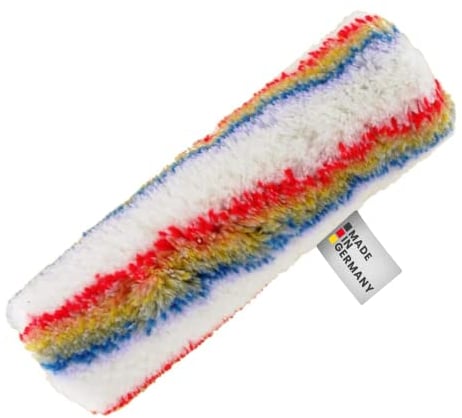 RIKAMA Farbroller | Anti-Spritz-Roller | Malerrolle | Farbwalze | Lackierroller | Malerbedarf | Fassadenroller | Malerwalze | Innen und Außen (9 / 225mm Ersatzrolle)