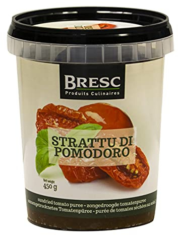 Bresc Strattu di Pomdoro Spice Mix - 1x 450g - traditionelles sizilianisches Tomaten-Püree aus sonnengereiften und sonnengetrockneten Tomaten, küchenfertig, authentisch italienisch