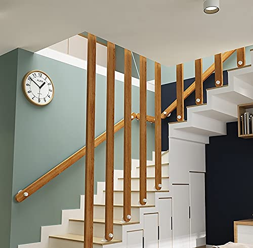 Holz handläufe Treppenhaus Haltegriff für Senioren Indoor rutschfest Treppengeländer für Wandmontage Loft Geländer für Senioren Handläufe Korridor-Stützstange - 30~150cm