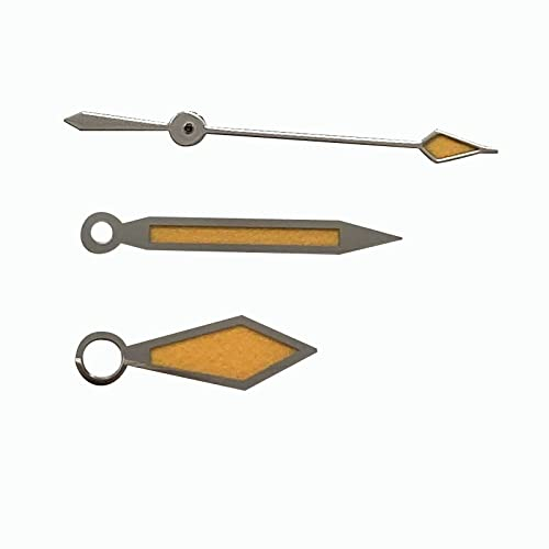 SHEAWA Ersatz-Uhrzeiger, leuchtende Armbanduhr, orangefarbener Zeiger, Zubehör für NH35 NH36 Uhrwerk-Zubehör