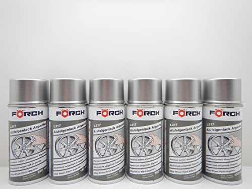 FELGENLACK LACK FELGE ALUFELGEN ARGENTO SILBER LACKSPRAY SPRAY FARBE 150ML (6)
