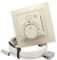 WITTKOWARE ST-AR16/SL (SV20) Fussbodenheizung-Thermostat mit Drehregler und Schalter, für UP Doseneinbau, komplett mit Bodenfühler, manuell, 16A/230V~, cremeweiß